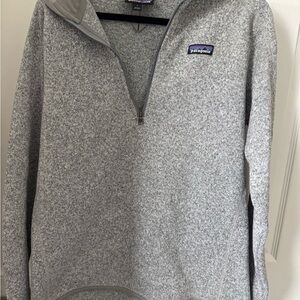 Patagonia Women’s Zip-Up Sweater in Heather Gray